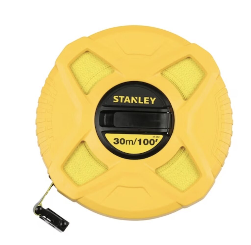 Tape Stanley 100 Fibre Long Tape Measure 30m 100 Ft Wongs Hardware Ltd tape-stanley-100-fibre-long-tape-measure-30m-100-ft-wongs-hardware-ltd
